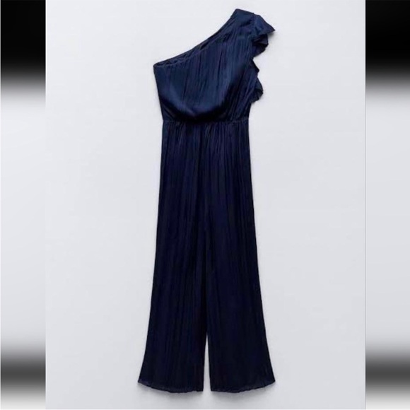 Zara | Women’s Size XS Midnight Blue Jumpsuit - Picture 5 of 9